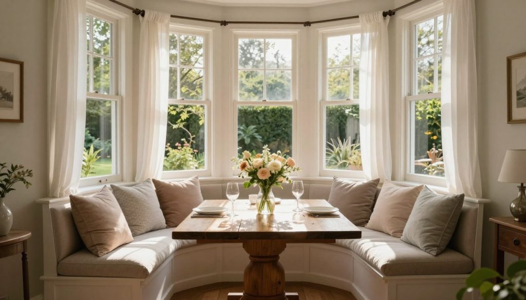 built-in seating bench