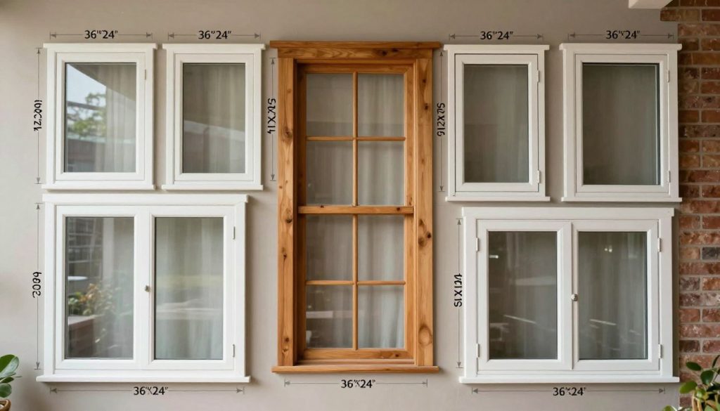 common window types dimensions