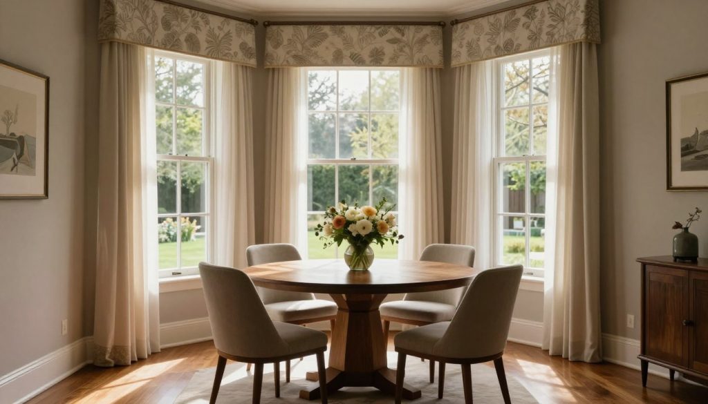 dining room bay window design