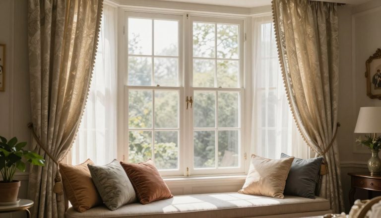 drapery styles for bay windows
