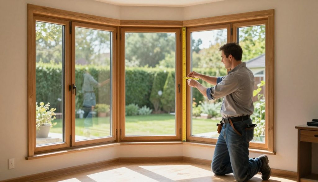 energy efficient bay window installation