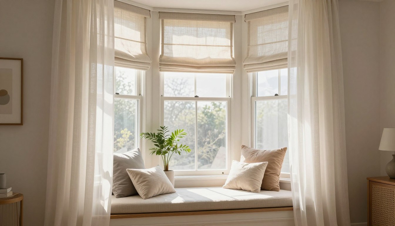 window treatment ideas for bay windows