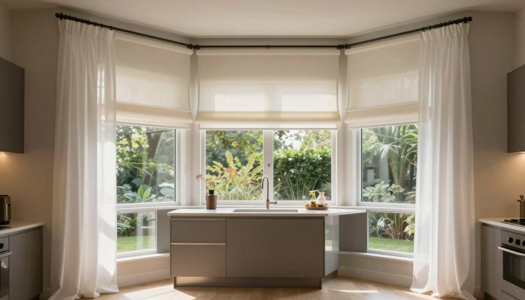 window treatments bay window design