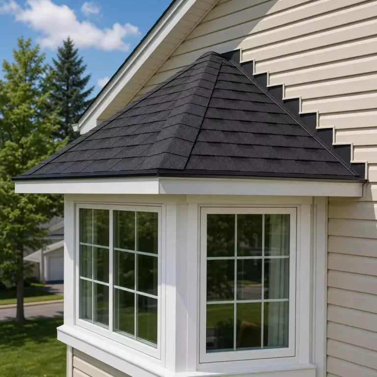How to Build a Pitched Roof Over a Bay Window