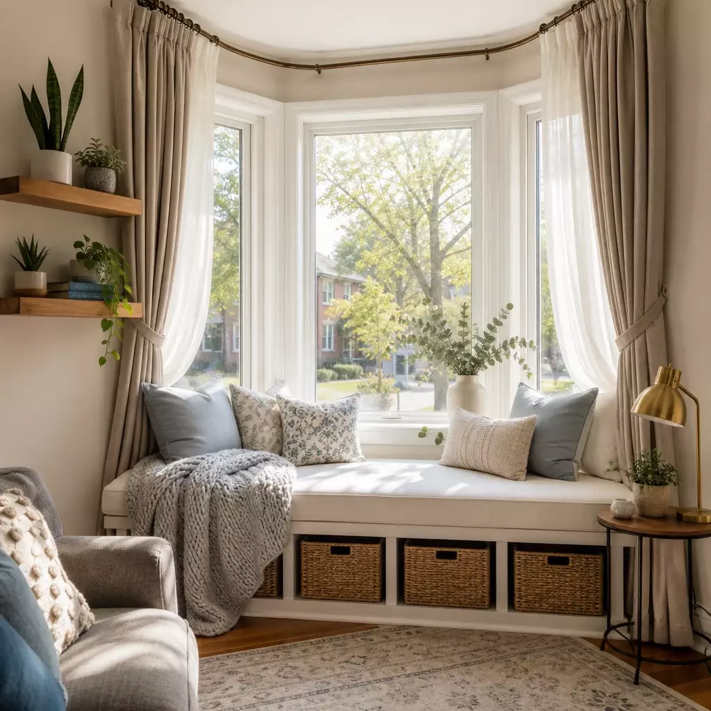 How to Decorate a Small Bay Window: Smart Ideas
