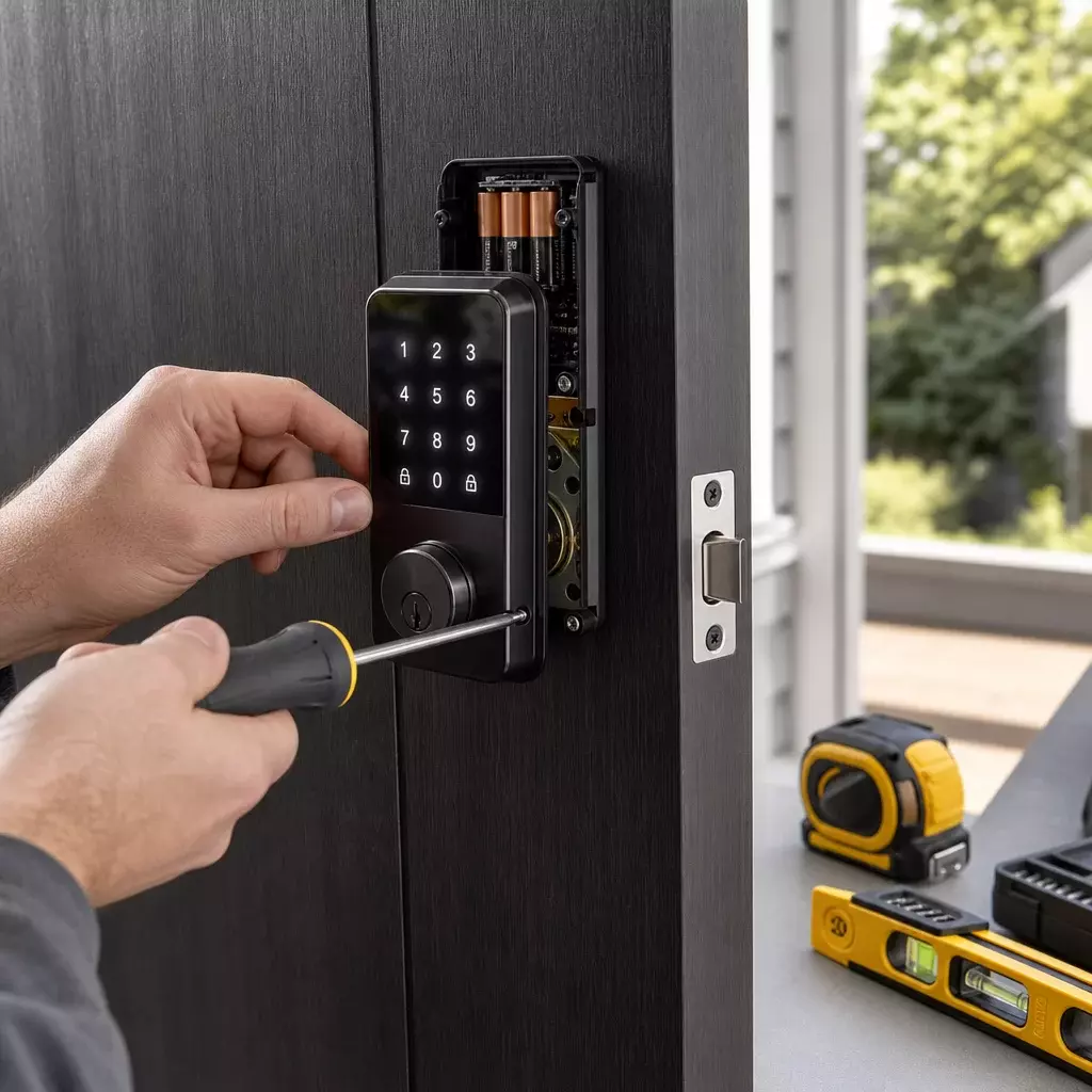 How to Install a Keyless Entry Door Lock Yourself