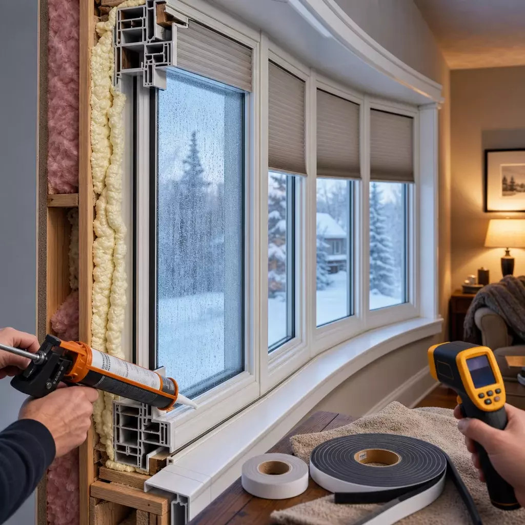 How to Insulate a Bow Window to Stop Heat Loss