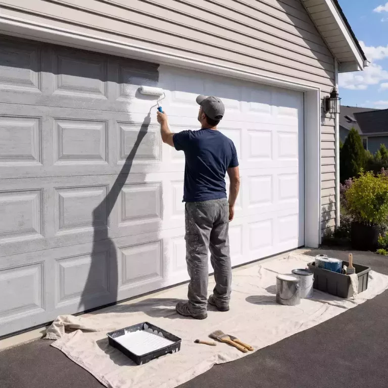 How to Paint a Garage Door for a Like-New Look