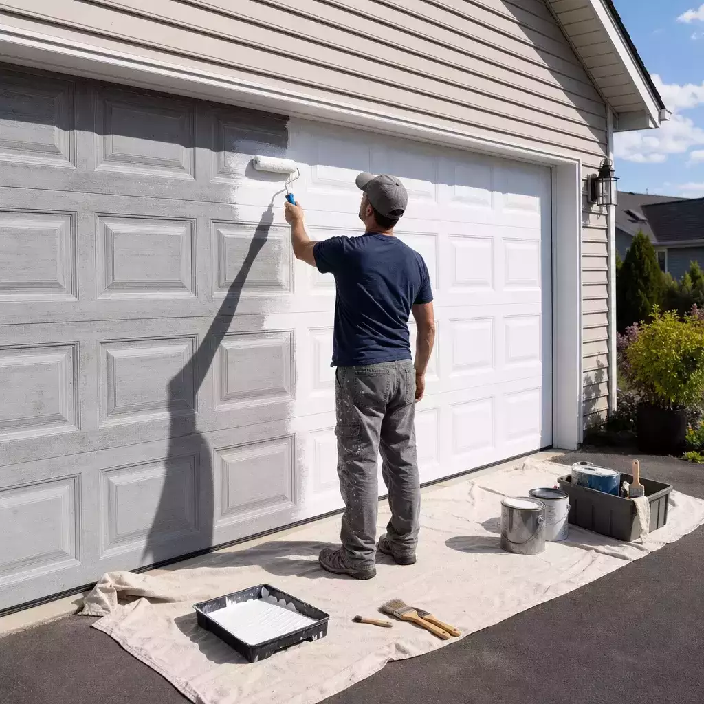 How to Paint a Garage Door for a Like-New Look