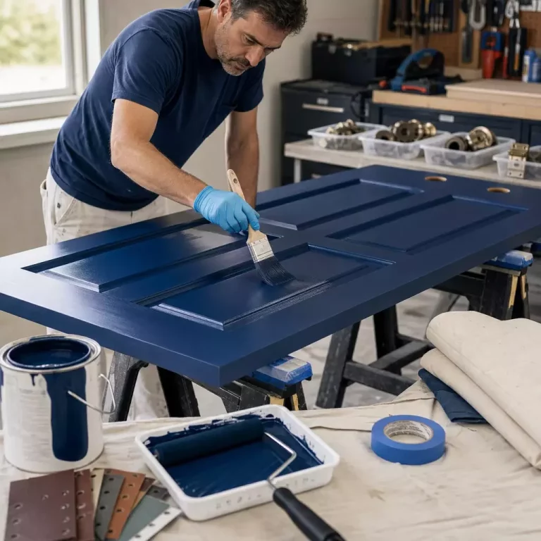 How to Paint an Exterior Door for a Lasting Finish