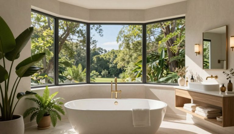bathroom bay window ideas