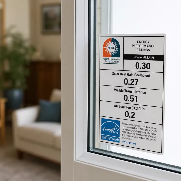 NFRC Ratings Explained: How Energy Performance Scores Are Calculated